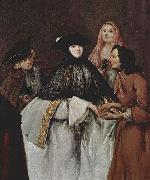Pietro Longhi Die Wahrsagerin Germany oil painting artist